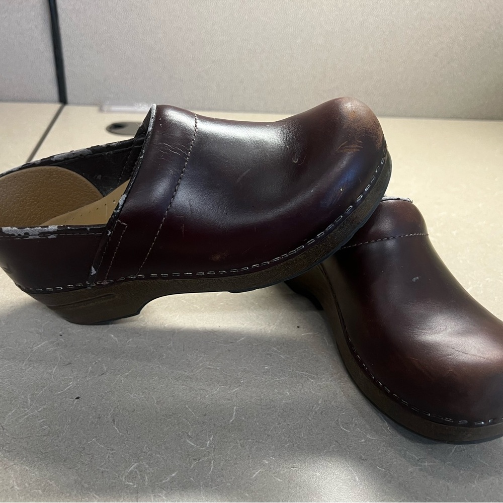 Pre owned Dansko Brown Clogs